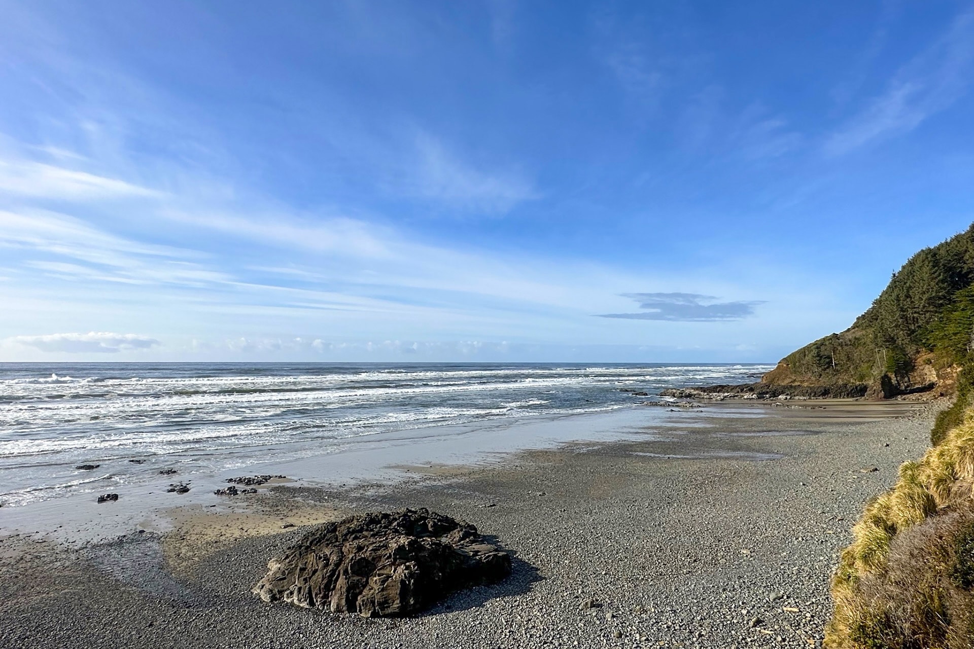 Private beach access at Betty's Beachside, Oregon Coast